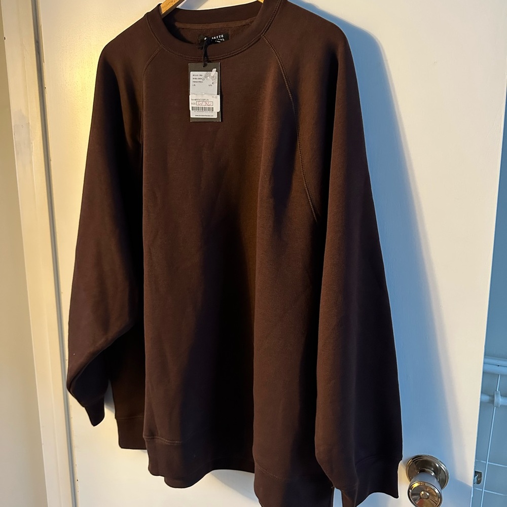 ‘Brunette The Label’ Sweatshirt, NWT🤎